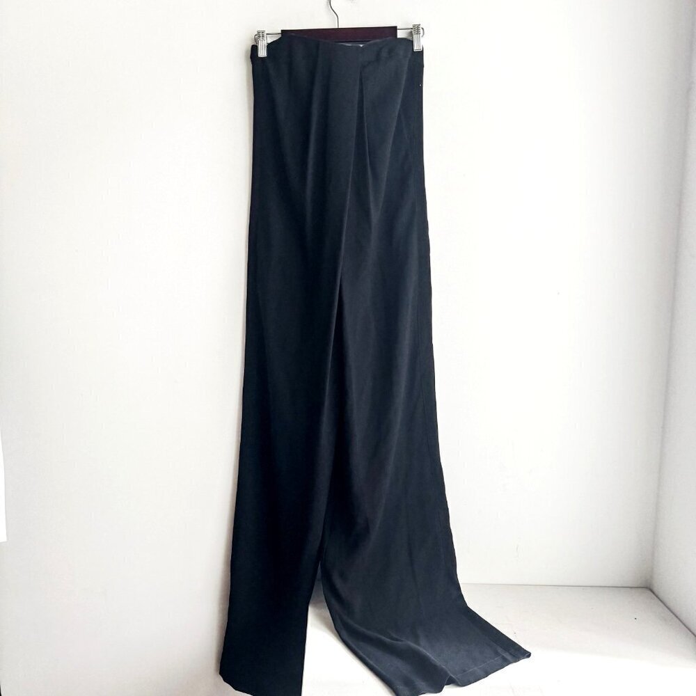 BCBG Max Azria Black Strapless Boned Bodice Jumpsuit XS